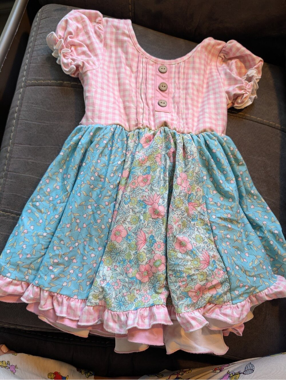 5t girls cheeky plum dress
